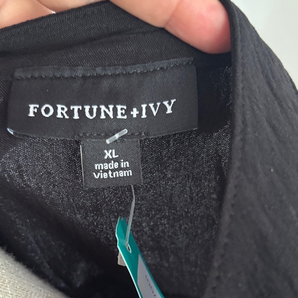 Classic Black Sleeveless Button-Down Shirt - Picture 3 of 9